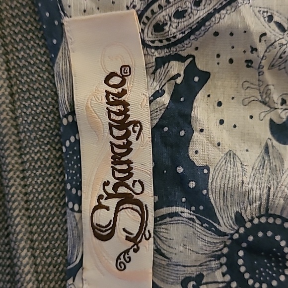 Romantic Silk Cotton Summer Dress with Buttons and Ruffles Size Medium - Picture 10 of 13